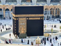 Kaaba at Masjid al-Haram in Mecca