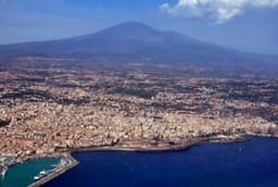 Piazza del Duomo and the Elephant Fountain in Catania, Italy