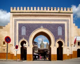 Fes el Bali and the Chouara Tannery quarter in Fez, Morocco