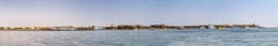 Red Sea reefs and the Hurghada Marina in Hurghada, Egypt
