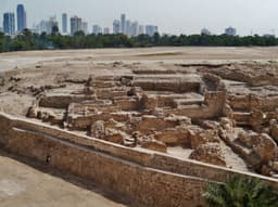 Bab Al Bahrain and Bahrain Fort in Manama, Bahrain