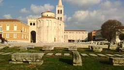 Roman Forum, Sea Organ and Greeting to the Sun in Zadar, Croatia