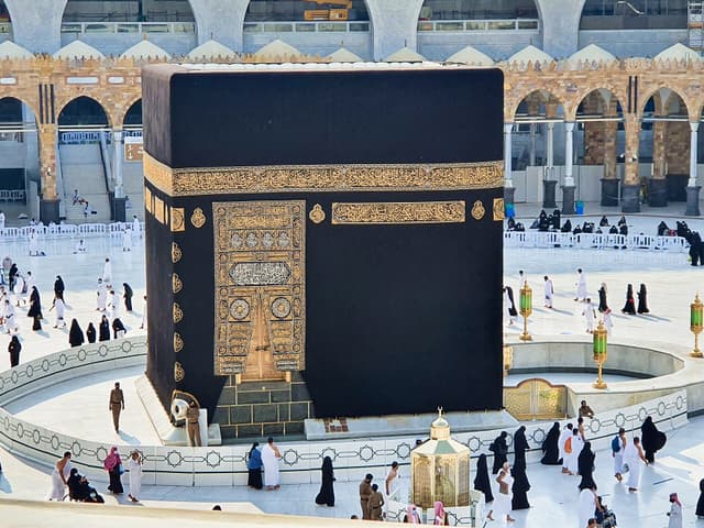 Kaaba at Masjid al-Haram in Mecca