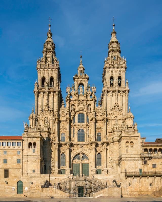 West facade of the Cathedral of Santiago de Compostela
