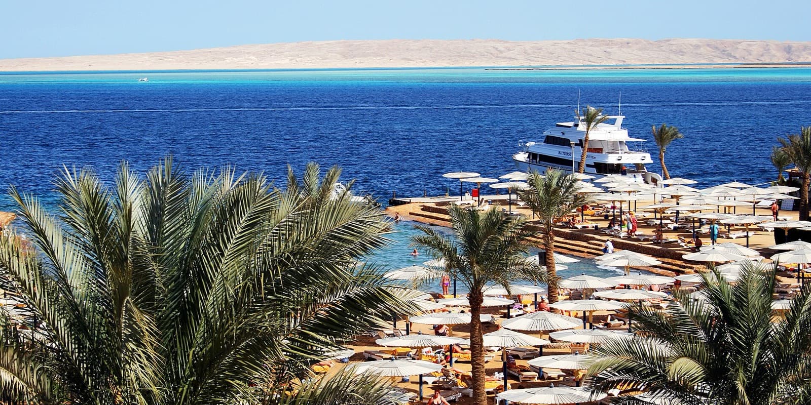 Hurghada cityscape and visitor atmosphere in Egypt