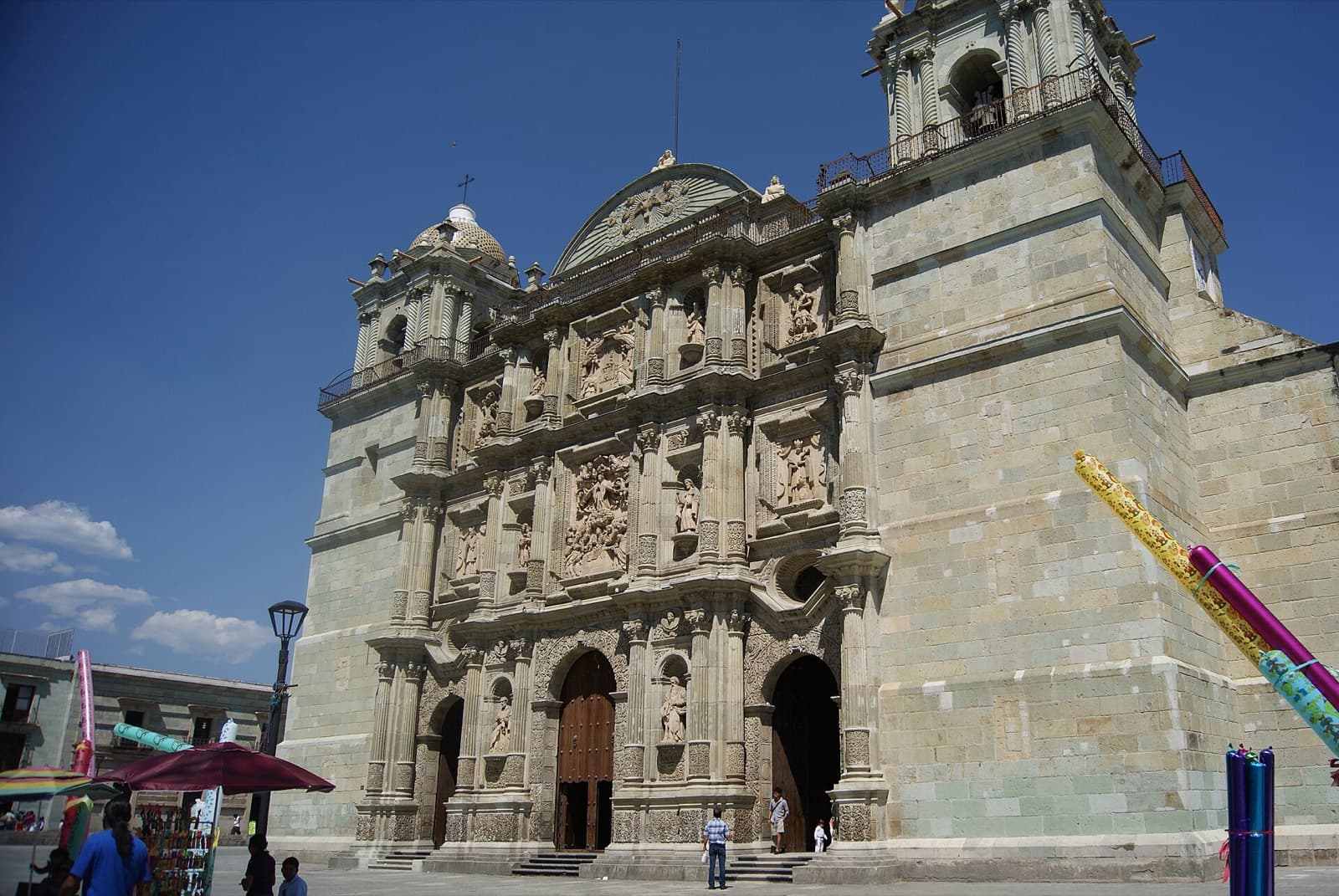 Oaxaca cityscape and visitor atmosphere in Mexico