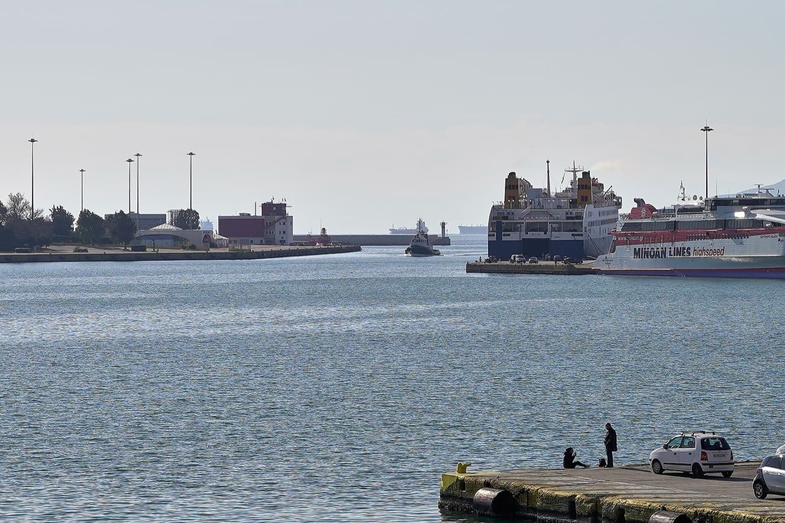 Piraeus cityscape and visitor atmosphere in Greece