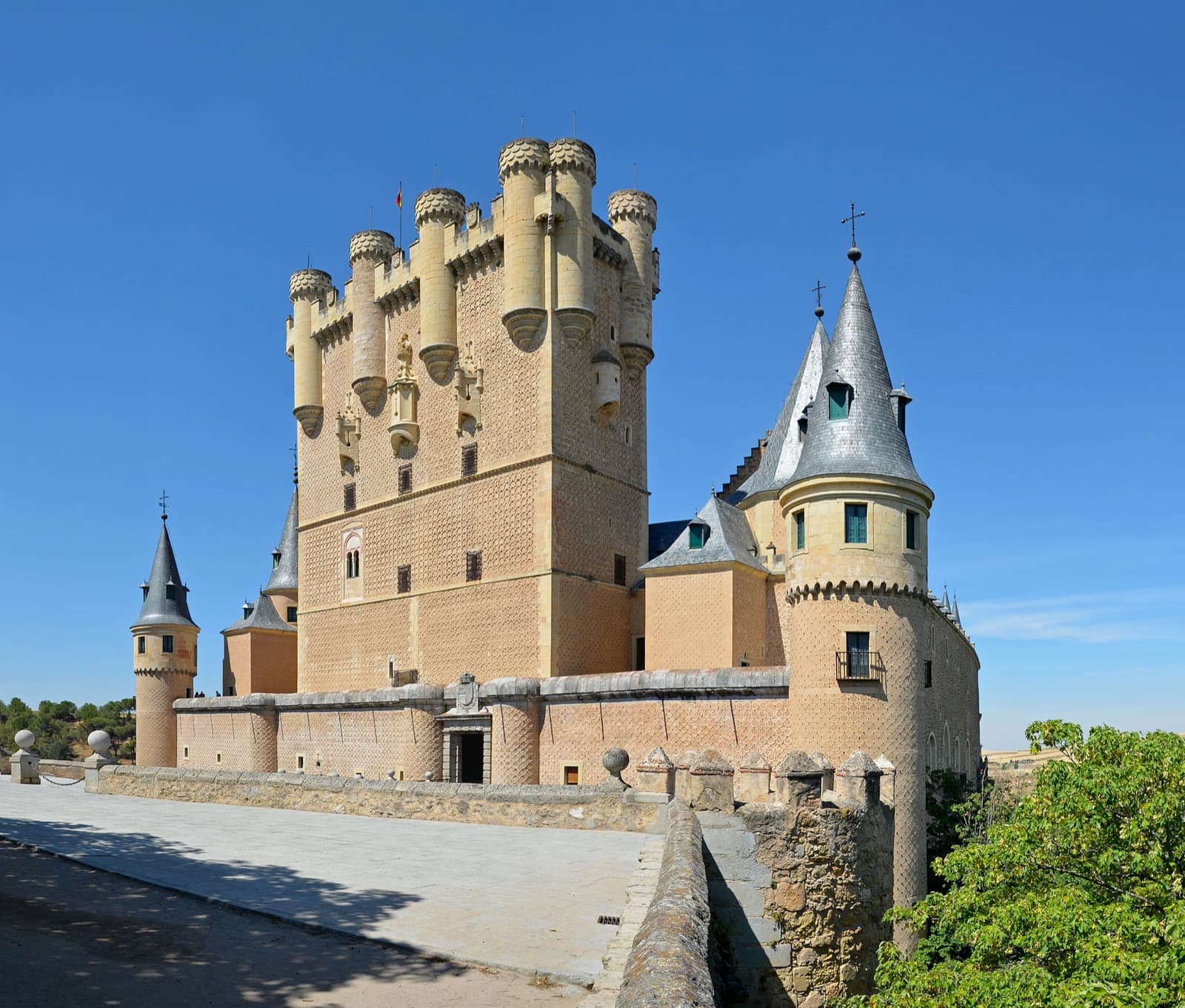 Segovia cityscape and visitor atmosphere in Spain