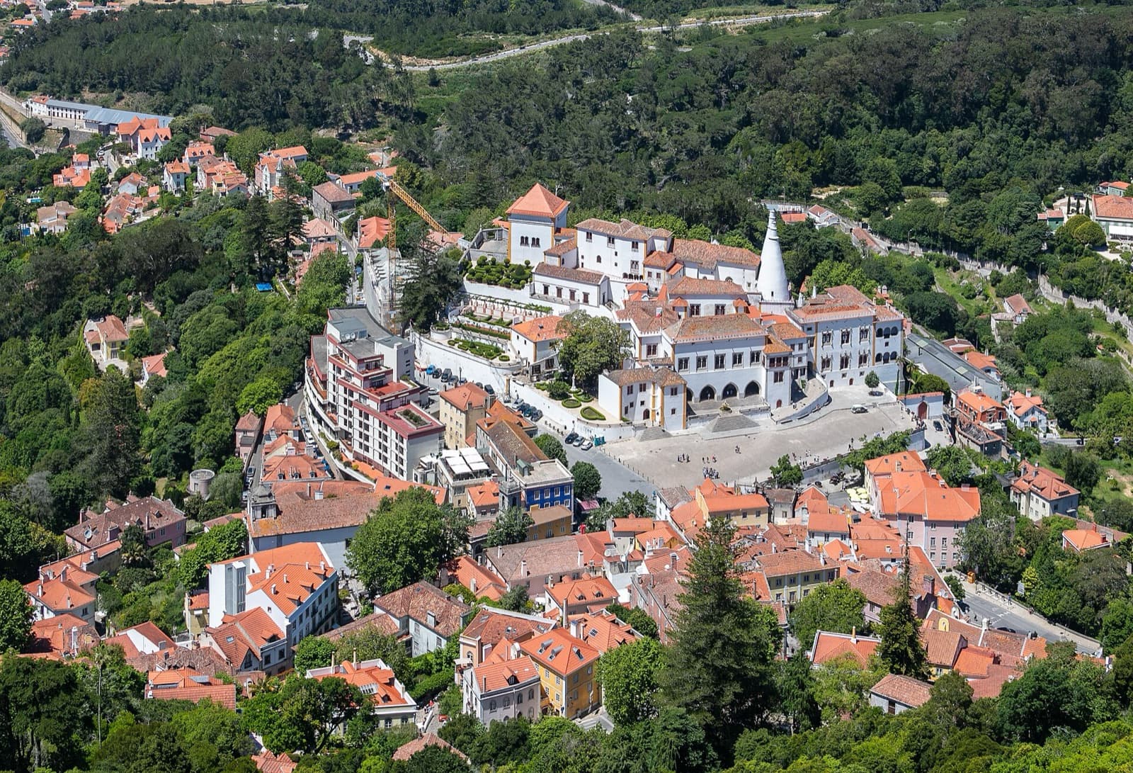 Sintra cityscape and visitor atmosphere in Portugal