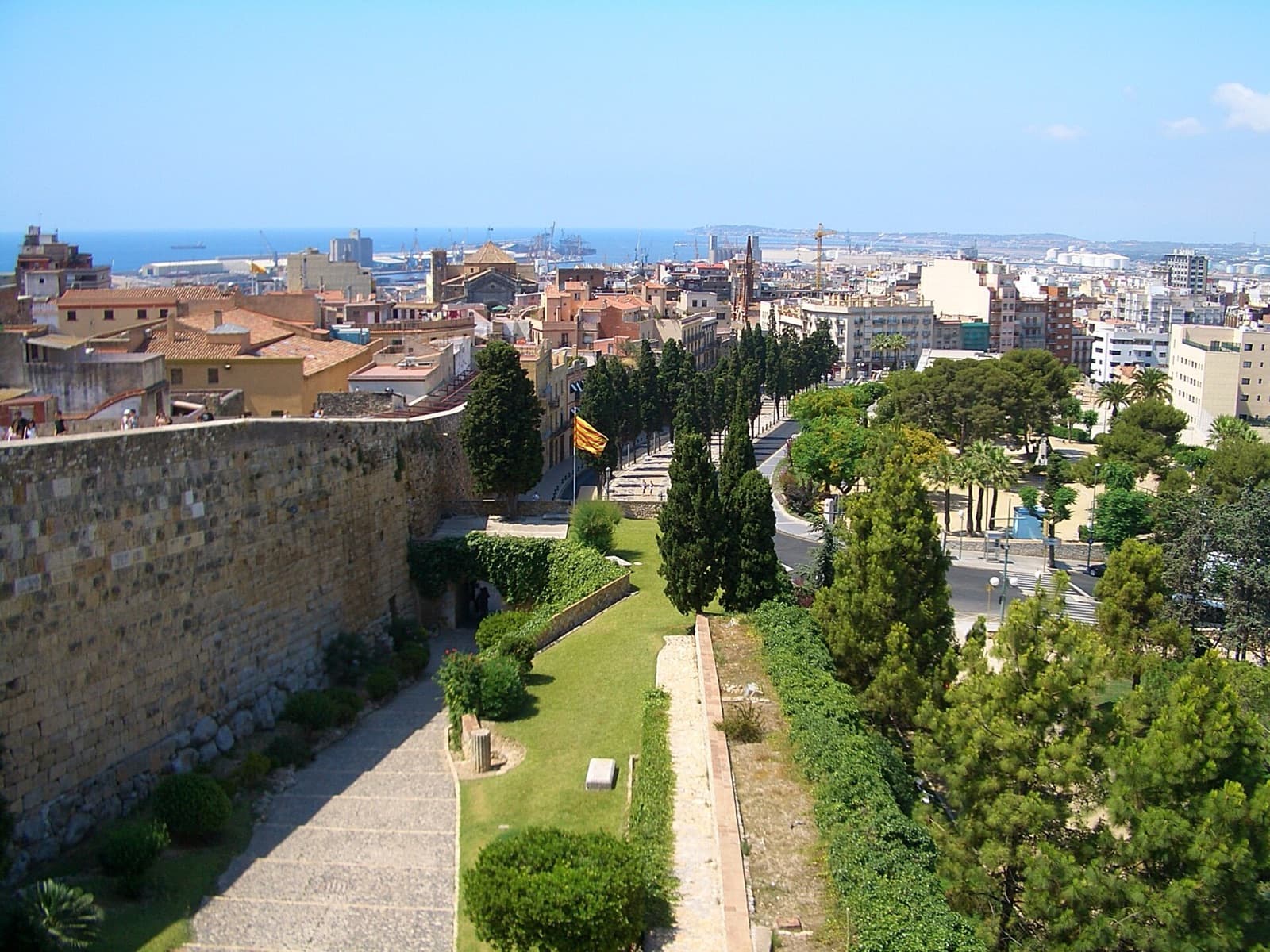 Tarragona cityscape and visitor atmosphere in Spain