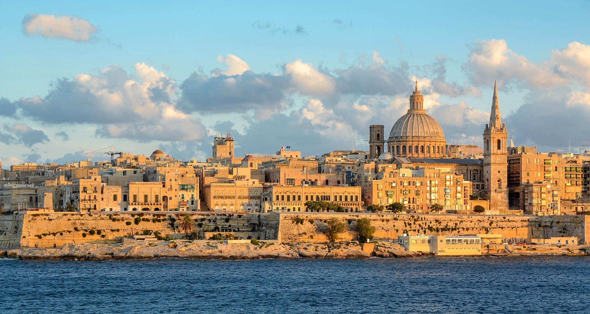 Valletta skyline above the Grand Harbour